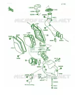 Air Filter pour Kawasaki Mojave 250