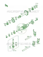 Change DrumShift Fork pour Kawasaki Mojave 250