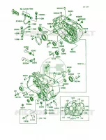 Crankcase pour Kawasaki Mojave 250