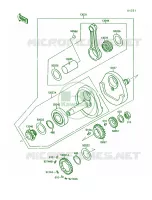 Crankshaft pour Kawasaki Mojave 250