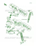 Suspension pour Kawasaki Mojave 250