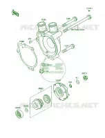 Water Pump pour Kawasaki Mojave 250