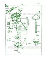 Carburetor pour Kawasaki Mojave 250
