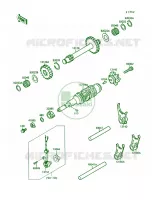Change DrumShift Fork pour Kawasaki Mojave 250