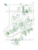 Crankshaft pour Kawasaki Mojave 250