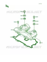Cylinder Head Cover pour Kawasaki Mojave 250