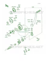 Kickstarter Mechanism pour Kawasaki Mojave 250