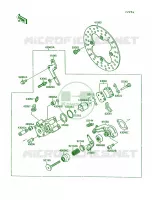 Rear Caliper pour Kawasaki Mojave 250