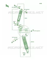 Shock Absorber pour Kawasaki Mojave 250