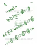 Transmission pour Kawasaki Mojave 250