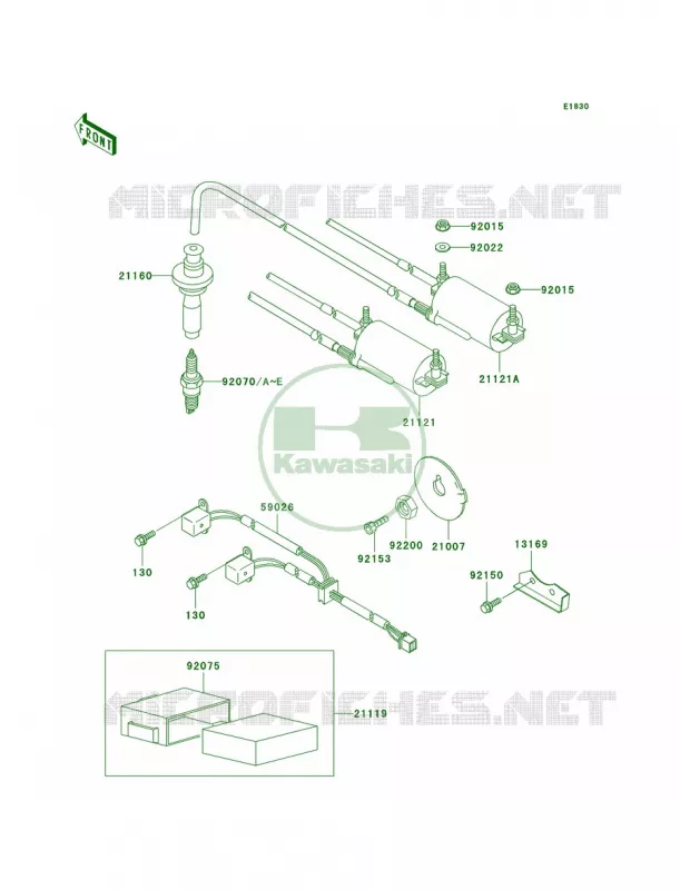 Ignition System Kawasaki MOTOS 1000 2005 Concours  ZG1000-A20
