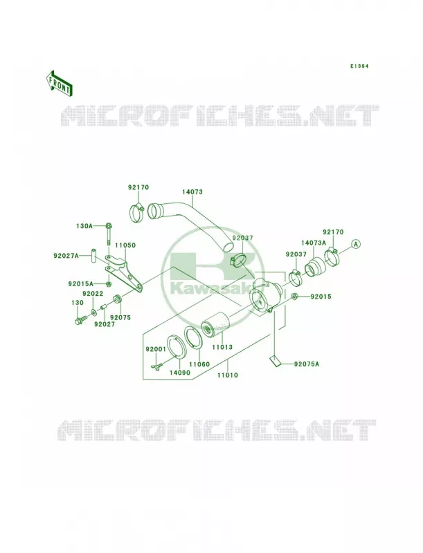 Air Cleaner-bel Con Kawasaki MULE 620 2007 MULE 2500  KAF620-C3