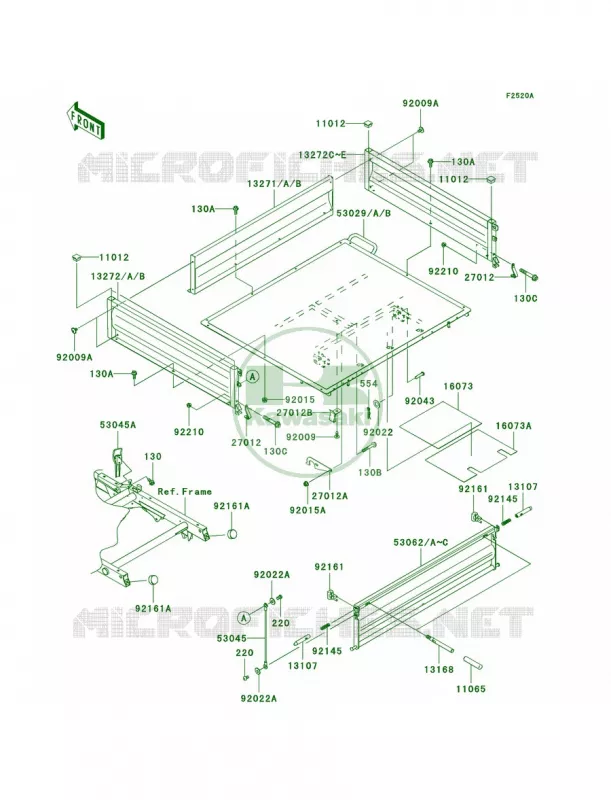 CarriersB8FB9F Kawasaki MULE 400 2010 MULE 600  KAF400BAF