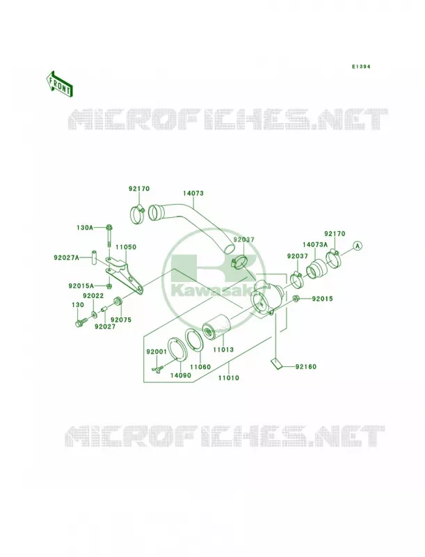 Air Cleaner-bel Con Kawasaki MULE 620 2007 MULE 2510 4X4  KAF620-A6