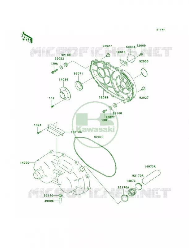 Converter CoverDrive Belt Kawasaki MULE 620 2007 MULE 3000  KAF620-G2