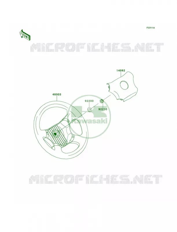 Steering WheelPDF Kawasaki MULE 620 2010 MULE 4000  KAF620PAF