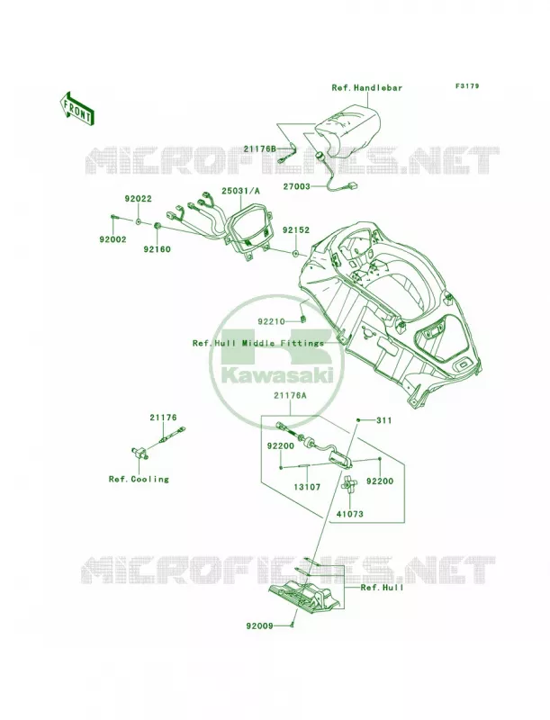 Meters Kawasaki JET SKI 1500 2014 ULTRA LX  JT1500KEF