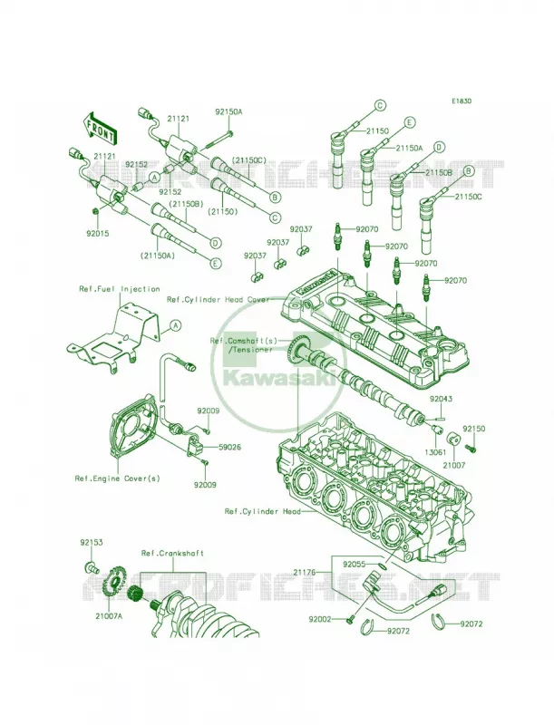 Ignition System Kawasaki JET SKI 1500 2014 ULTRA 310LX  JT1500MEF