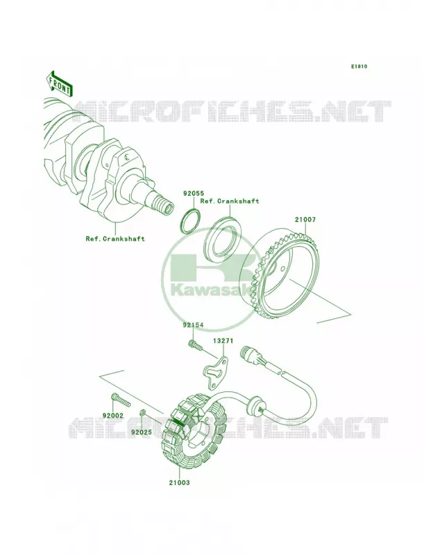 Generator Kawasaki JET SKI 1500 2013 ULTRA LX  JT1500KDF
