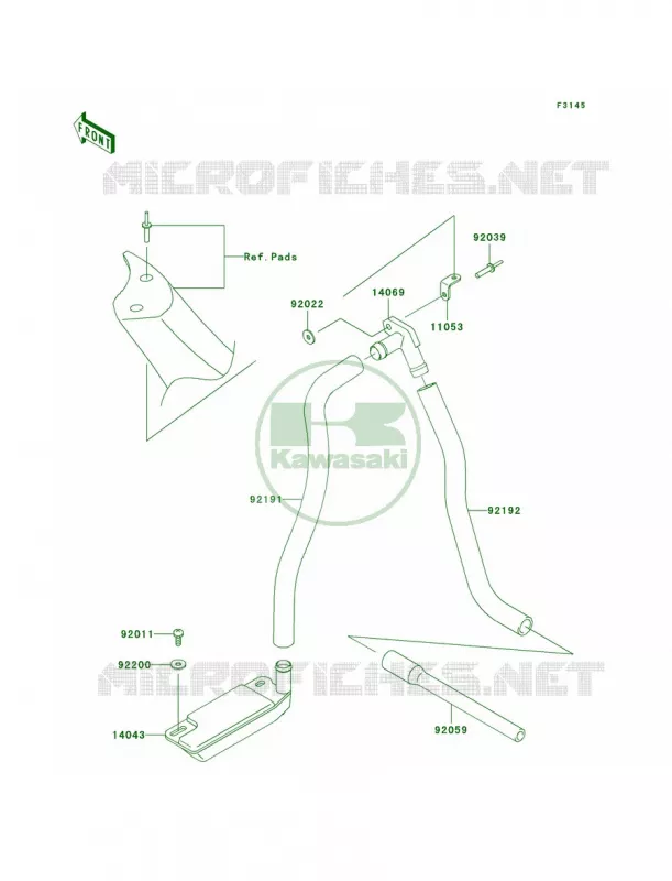 Bilge System Kawasaki JET SKI 800 2011 800 SX-R  JS800ABF