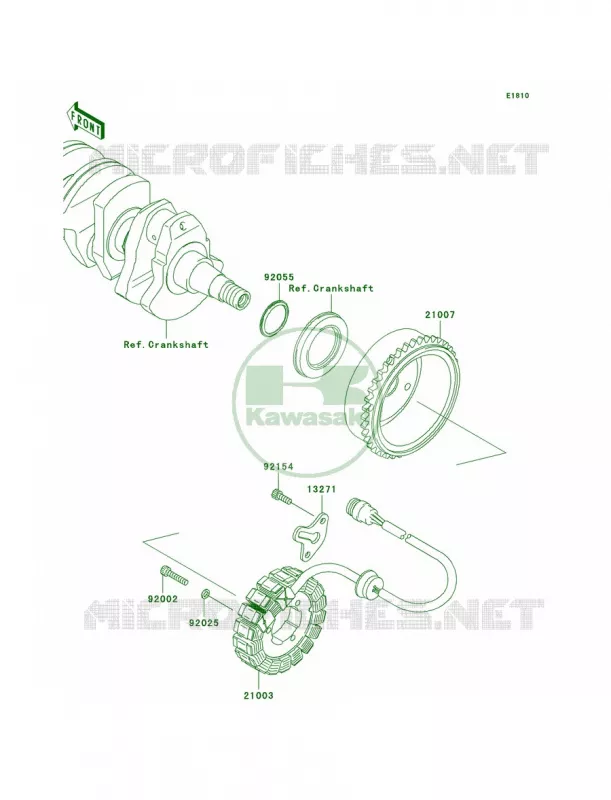 Generator Kawasaki JET SKI 1500 2010 ULTRA LX  JT1500GAF