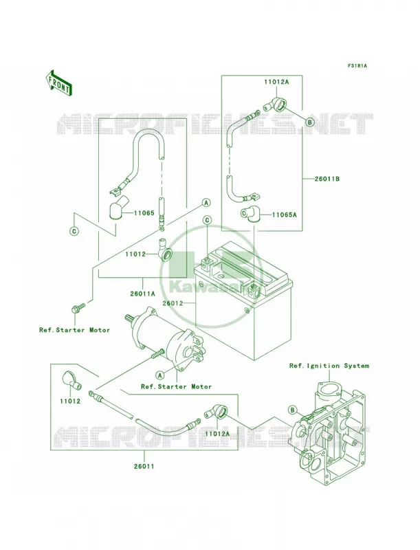 Electrical EquipmentA7F-AAF Kawasaki JET SKI 800 2009 800 SX-R  JS800A9F