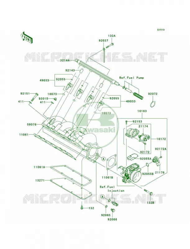 Throttle Kawasaki JET SKI 1500 2009 STX  JT1500D9F