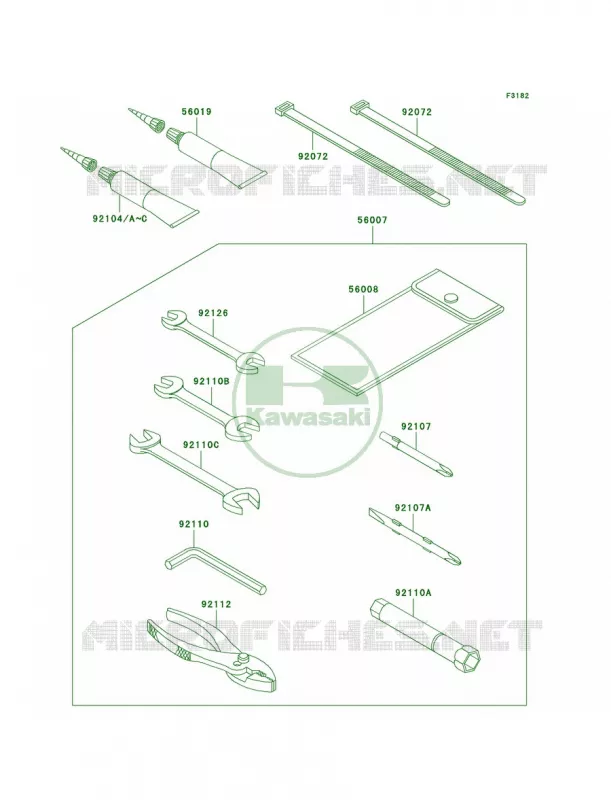 Owner's Tools Kawasaki JET SKI 1500 2009 ULTRA LX  JT1500G9F