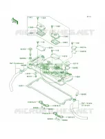 Cylinder Head Cover pour Kawasaki ULTRA 250X