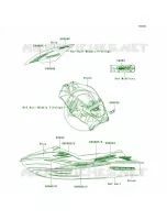 DecalsBlueB8FUS pour Kawasaki ULTRA 250X