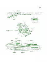 DecalsRedB8F pour Kawasaki ULTRA 250X