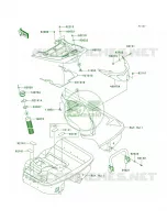 Hull Rear Fittings pour Kawasaki ULTRA 250X