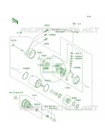 Starter Motor pour Kawasaki ULTRA 250X