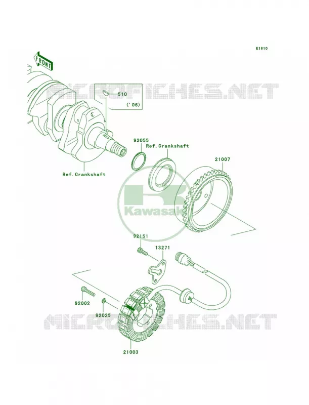 Generator Kawasaki JET SKI 1500 2007 STX-15F  JT1500A7F
