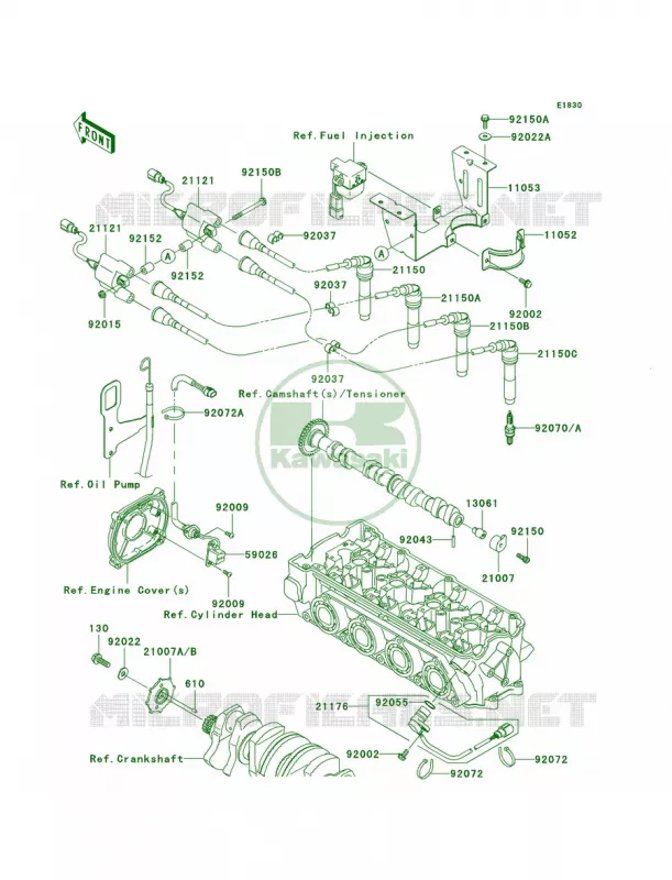 Ignition System Kawasaki JET SKI 1500 2007 STX-15F  JT1500A7F