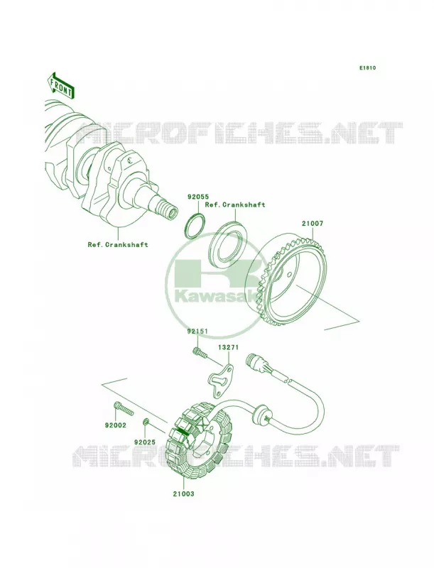 Generator Kawasaki JET SKI 1500 2007 ULTRA LX  JT1500C7F