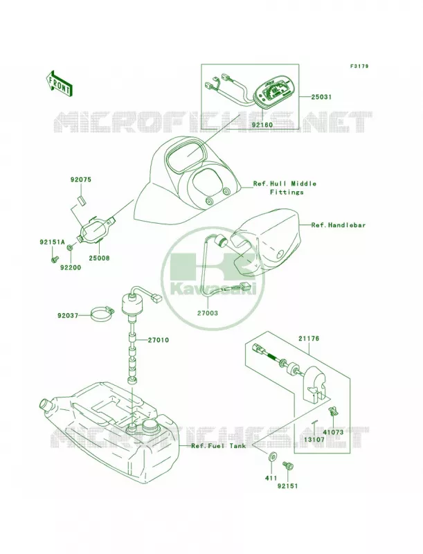 Meters Kawasaki JET SKI 1200 2005 STX-12F  JT1200-D1
