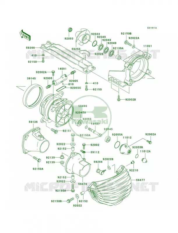 Jet PumpA2 Kawasaki JET SKI 1500 2005 STX-15F  JT1500-A2