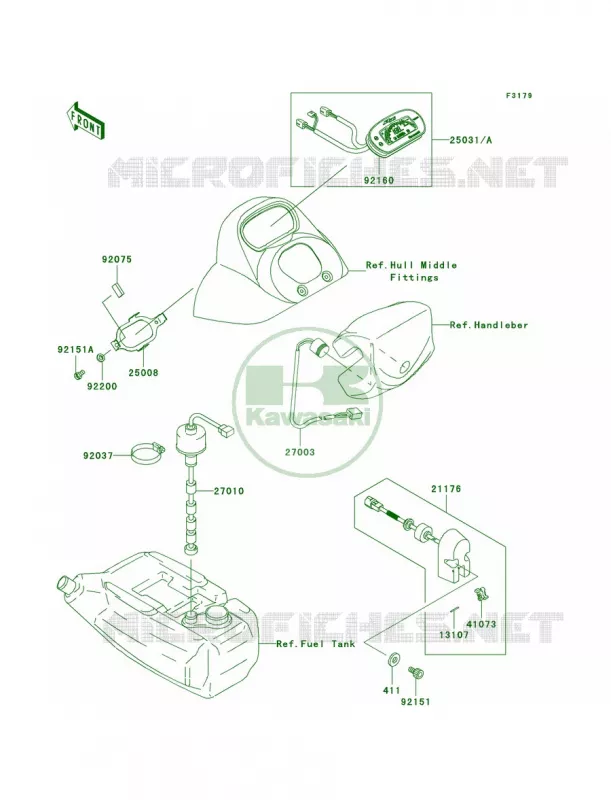 Meters Kawasaki JET SKI 1500 2005 STX-15F  JT1500-A2