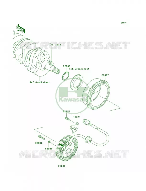 Generator Kawasaki JET SKI 1500 2004 STX-15F  JT1500-A1