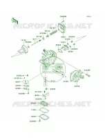 Carburetor Parts pour Kawasaki 900 STX