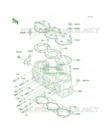 Cylinder HeadCylinder pour Kawasaki 900 STX