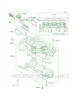 Crankcase pour Kawasaki 900 STX