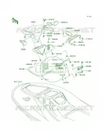 Hull Front Fittings pour Kawasaki 900 STX