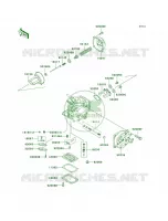 Carburetor Parts pour Kawasaki 900 STS