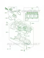 Crankcase pour Kawasaki 900 STS