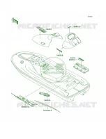 DecalsJT900 B3 pour Kawasaki 900 STS
