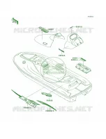 DecalsJT900 B4 pour Kawasaki 900 STS