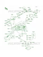 Handle Pole pour Kawasaki 900 STS