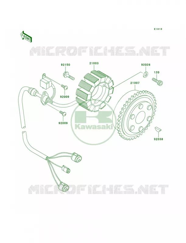 Generator Kawasaki JET SKI 900 2002 900 STS  JT900-B4